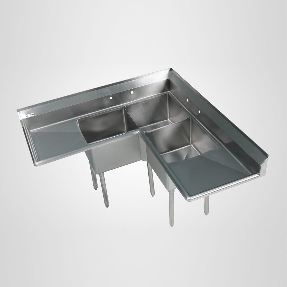stainless-steel-commercial-corner-sink