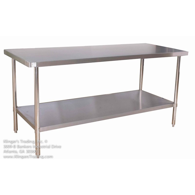 all stainless steel commercial work table 30x60