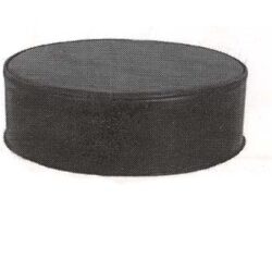 black round seat chrome bar stool