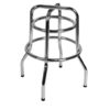 chrome double ring bar stool frame