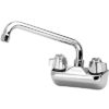 4″ Center Wall Mount Bar Sink Faucet, 6″ Spout