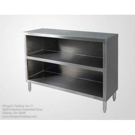 15x72 stainless steel dish cabinet for commercial kitchens
