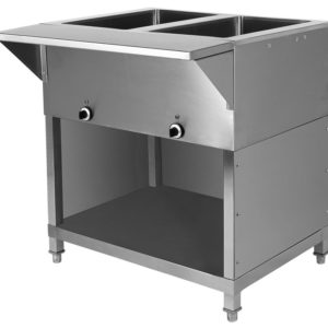 Stainless Steel Enclosure, 2 Well Steam Table