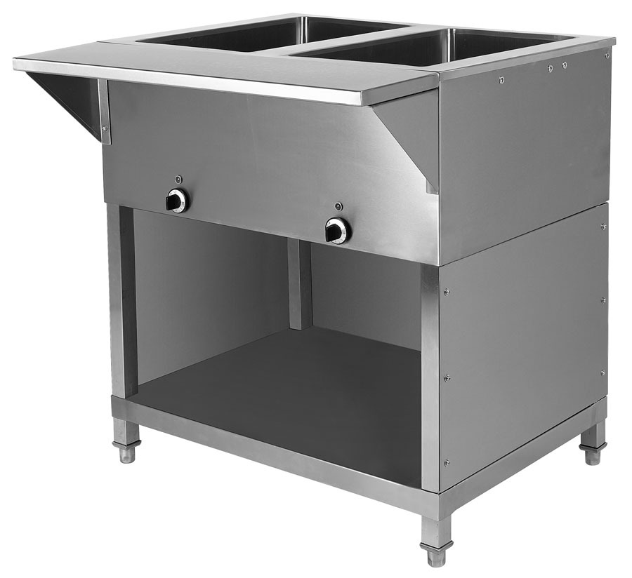 Stainless Steel Enclosure, 4 Well Steam Table