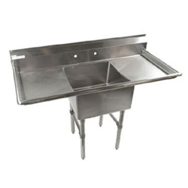 stainless steel single bowl veggie prep sink 24x24