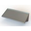 stainless steel commercial slanted wall shelf dish rack 21x22