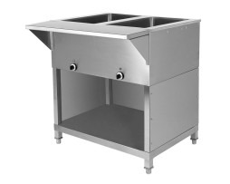 Stainless Enclosures for Cold Pan Tables
