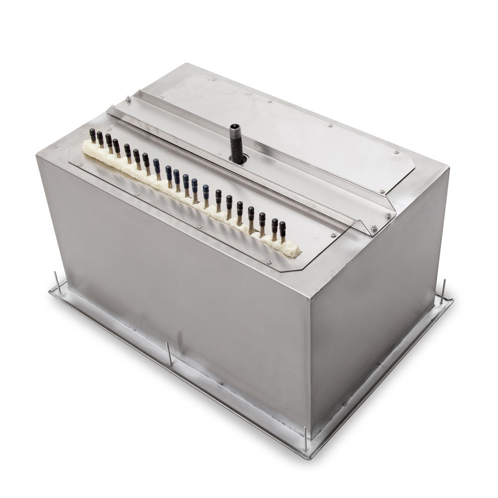 stainless steel drop in ice chest bin with cold plate